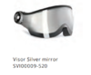 Kask - Pluma Visor - Silver Mirror - 男女通用 - 护目镜 - 银色镜 商品缩略图0