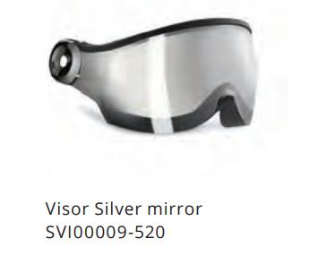 Kask - Pluma Visor - Silver Mirror - 男女通用 - 护目镜 - 银色镜 商品图0