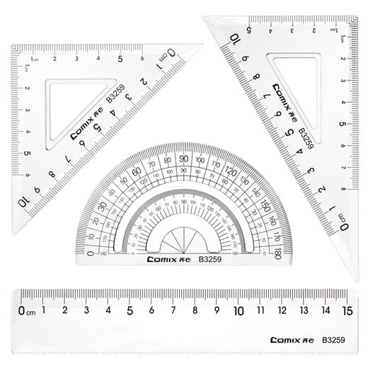 齐心套尺B3258多功能套尺/B3259波浪套尺 商品图1