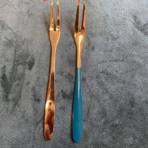 【已绝版】钛金水果叉 商品图0