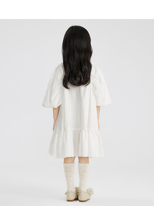 江南布衣童装22春装新款女童休闲圆领连衣裙1MBG40510 商品图2