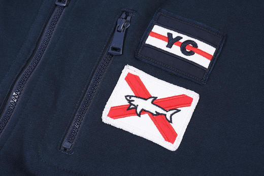 鲨鱼 旗语内加绒 开衫连帽卫衣夹克运动裤卫裤套装 可单拍 PSS112 商品图5