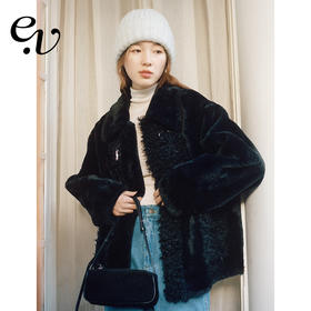 Even Vintage | 皮毛一体 软乎乎百搭 原创设计毛外套女冬季新款
