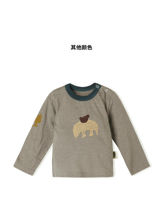 [江南布衣婴童]22春装男女童婴幼儿舒适长袖T恤YMB130660 商品图3