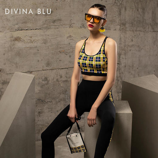 DIVINABLU伦敦系列专业瑜伽服女高端时尚运动套装气质仙气健身服 商品图2