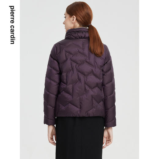 皮尔卡丹女装羽绒服冬季时尚白鸭绒通勤连帽羽绒服P1489Y1402Z0
 商品图2