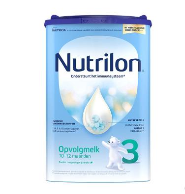 荷兰原装进口Nutrilon牛栏婴幼儿配方奶粉3段10个月以上婴儿800g 商品图0