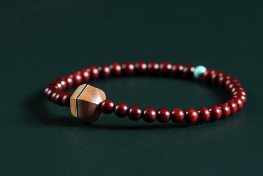 XYZT0295°老山三色瓜棱珠手串 商品图1