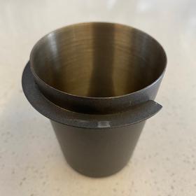 【已绝版】不锈钢接粉杯 黑色（适合58mm手柄）