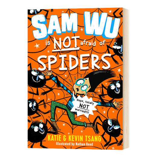 山姆不怕蜘蛛 英文原版 Sam Wu is NOT Afraid of Spiders 儿童英语章节桥梁书 校园霸凌 青少年课外读物 商品图0