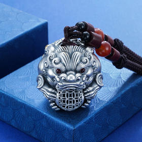 子佩集S999银【有求必应】纯银手把件【BJ001063】球可转动2201