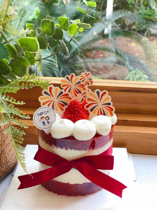 四寸新年红丝绒蛋糕 下单前请仔细阅读商品详情 商品图1