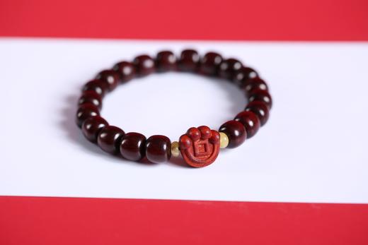 XYZT0373°虎掌聚财小叶紫檀手串 商品图2