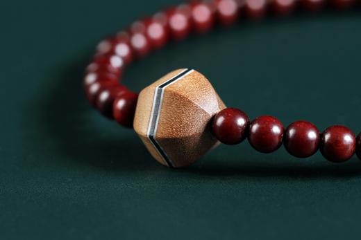 XYZT0295°老山三色瓜棱珠手串 商品图4