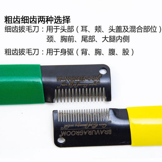 宠物拔毛刀 意大利BRAVURAGROOM 梗犬专用 商品图3
