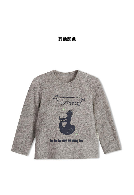 [江南布衣婴童]22春装男女童婴幼儿圆领长袖T恤YMB132200 商品图4