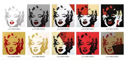 安迪·沃霍尔Andy worhol 《黄金玛丽莲梦露》 商品图0