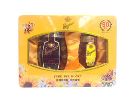 琅尼斯蜂蜜金装礼盒625g/032475 黑森林蜜500g+多花蜜125g