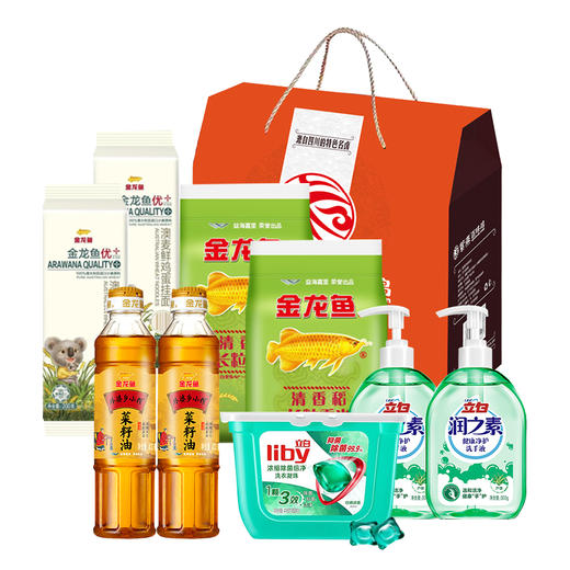 金龙鱼/紫燕/立白粮油零食日化大礼包 商品图0