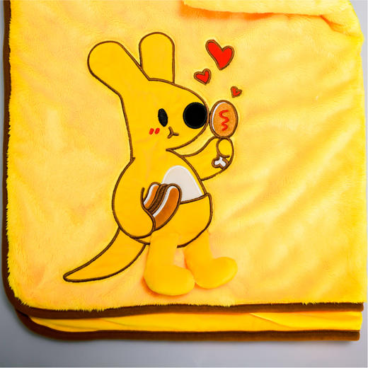 毛绒袋鼠盖毯 商品图3