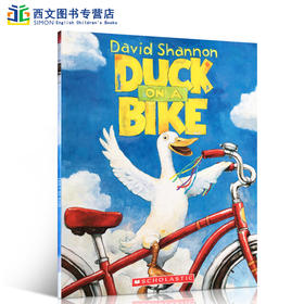 【送音频】英文原版进口DUCK ON A BIKE 鸭子骑车记Scholastic学乐出版低幼儿童英语启蒙认知绘本宝宝亲子互动共读图画故事书