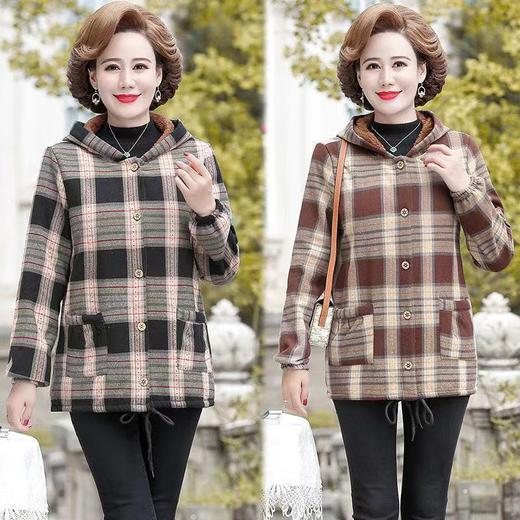 AA YF加绒连帽休闲外套棉外衣 商品图7