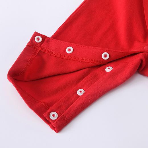 英氏男女宝宝唐装汉服国风喜庆新年装婴幼儿连体衣YZJAJ32004A 商品图3