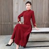 XY-中国风旗袍春秋新款复古收腰显瘦女装改良唐装汉服禅意连衣裙时尚 商品缩略图2