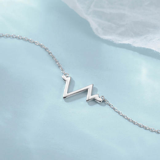 Winy925纯银怦然心咚项链送女友闺蜜节日生日礼物 商品图5