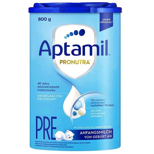 【保税仓发货】德国爱他美Aptamil德国本土经典版奶粉pre段0-3个月新生儿奶粉800g 商品图1