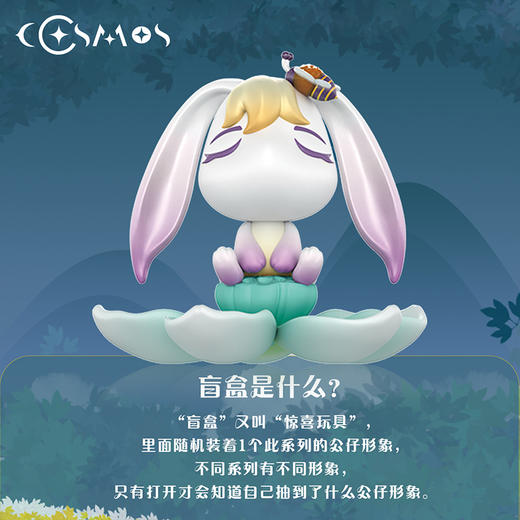 埃莉诗冥想兔奇幻花园系列盲盒 女生版可爱兔子礼物 商品图4