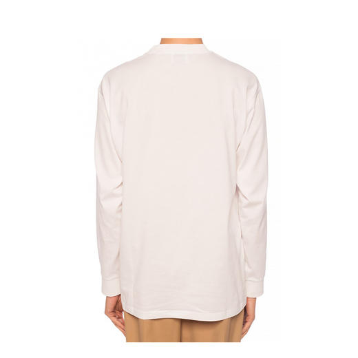 【一】BURBERRY 巴宝莉 女士TB专属标识图案印花长袖棉质圆领长袖上衣T恤  白色 8024341 A1464 商品图3