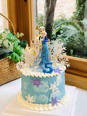 冰雪奇缘奶油蛋糕 下单前请仔细阅读商品详情