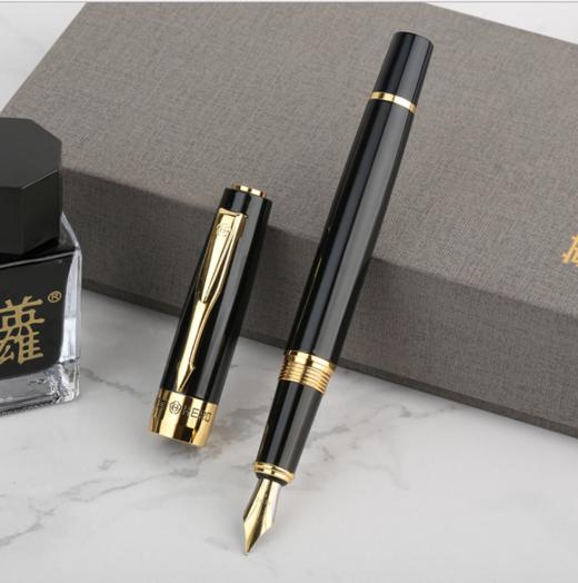 英雄钢笔7062黑丽雅铱金笔 商品图0