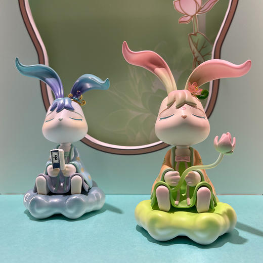 埃莉诗国风丽人行盲盒系列可爱玩具客厅收藏摆件潮玩装饰 商品图2