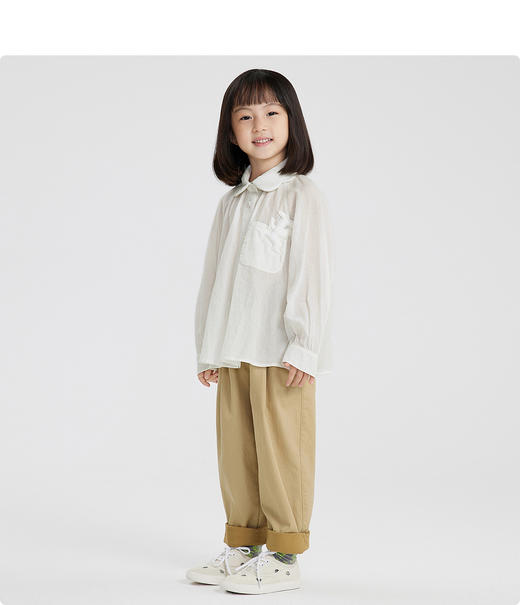 江南布衣童装22春装新款男女童休闲锥形裤1MBE70600 商品图1