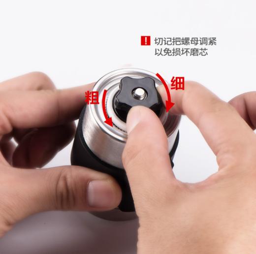 【家用电器】-创意手摇咖啡磨豆机 带硅胶不锈钢磨豆机 咖啡机 咖啡磨 商品图2
