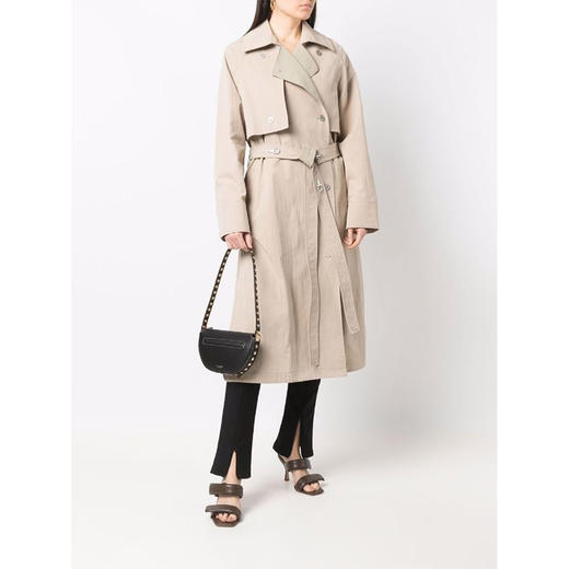 BURBERRY 博柏利 女士迷你皮革拉链 Olympia 埃伦匹亚包 黑色 8049165 A1189 商品图1