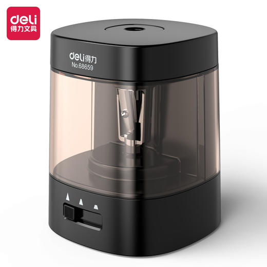 得力电动削笔机68659(黑色，白色) 商品图2