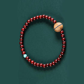 XYZT0295°老山三色瓜棱珠手串