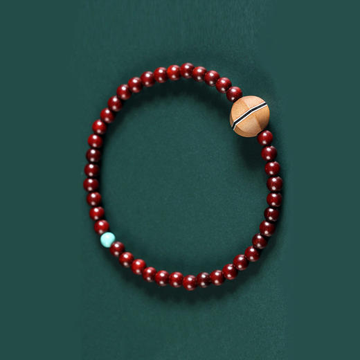 XYZT0295°老山三色瓜棱珠手串 商品图0