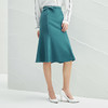 EITIE爱特爱春季新款高腰包臀鱼尾女气质优雅洋气绿色半身裙A2206913 商品缩略图1