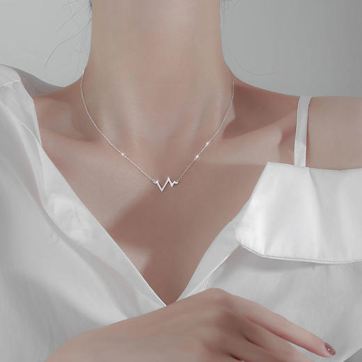 Winy925纯银怦然心咚项链送女友闺蜜节日生日礼物 商品图6