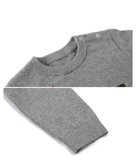 [江南布衣婴童]22春装男女童婴幼儿套头毛衫YMB330940 商品图3