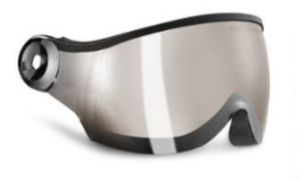 Kask - Pluma Visor - Smoke Mirror - 男女通用 - 护目镜 - 深灰色镜