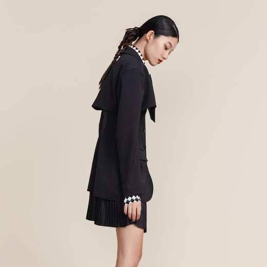 MIIDII谜底2022春新款高端系列西装外套胸衣式连衣裙221GL0073 商品图2