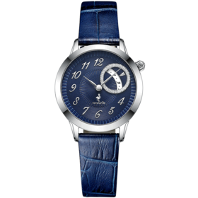 【男士腕表】ROROLOVE 天然钻石腕表 男士钻石手表进口机芯头层牛皮皮带 送礼生日礼物白色情人节礼物（30/25颗钻石）