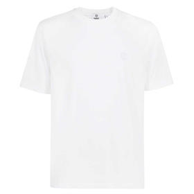 BURBERRY 博柏利 TB专属标识图案刺绣棉质 T 恤衫 男士圆领短袖T恤 白色 8041699 A1464