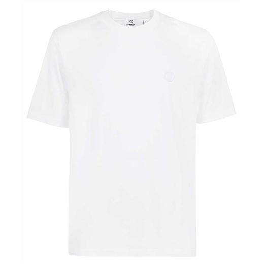 BURBERRY 博柏利 TB专属标识图案刺绣棉质 T 恤衫 男士圆领短袖T恤 白色 8041699 A1464 商品图0