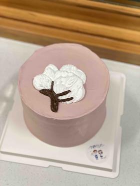 四寸手绘棉花奶油蛋糕 下单前请仔细阅读商品详情